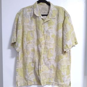 Tommy Bahama Leaf Camp Shirt, L
